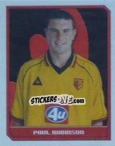 Sticker Paul Robinson - Premier League Inglese 1999-2000 - Merlin