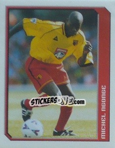 Figurina Michel Ngonge (Superstar) - Premier League Inglese 1999-2000 - Merlin