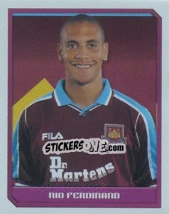 Sticker Rio Ferdinand - Premier League Inglese 1999-2000 n. 495 - Merlin