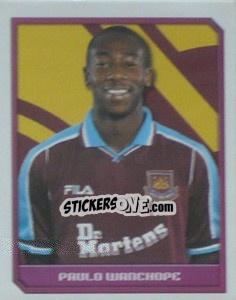 Sticker Paulo Wanchope - Premier League Inglese 1999-2000 n. 506 - Merlin