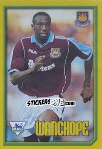 Sticker Wanchope (Head to Head) - Premier League Inglese 1999-2000 - Merlin