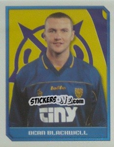 Sticker Dean Blackwell - Premier League Inglese 1999-2000 - Merlin