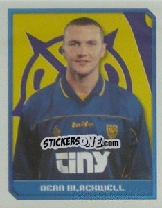 Figurina Dean Blackwell - Premier League Inglese 1999-2000 - Merlin