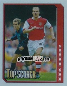 Cromo Dennis Bergkamp (Top Scorer) - Premier League Inglese 1999-2000 - Merlin