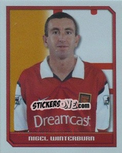 Sticker Nigel Winterburn - Premier League Inglese 1999-2000 n. 10 - Merlin