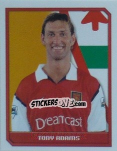 Sticker Tony Adams - Premier League Inglese 1999-2000 n. 12 - Merlin