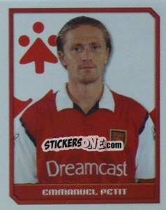 Figurina Emmanuel Petit - Premier League Inglese 1999-2000 - Merlin