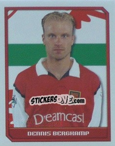 Figurina Dennis Bergkamp - Premier League Inglese 1999-2000 - Merlin