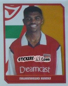 Sticker Nwankwo Kanu - Premier League Inglese 1999-2000 n. 21 - Merlin