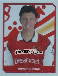 Sticker Davor Suker - Premier League Inglese 1999-2000 n. 22 - Merlin
