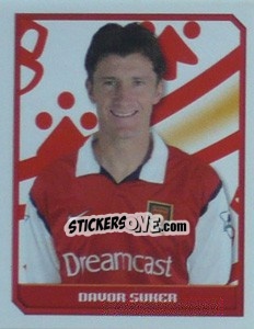 Figurina Davor Suker - Premier League Inglese 1999-2000 - Merlin