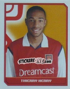 Sticker Thierry Henry - Premier League Inglese 1999-2000 n. 23 - Merlin