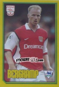 Sticker Bergkamp (Head to Head) - Premier League Inglese 1999-2000 n. 27 - Merlin