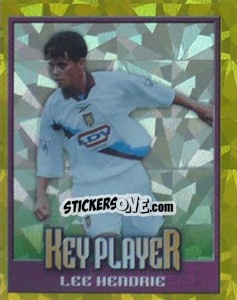 Figurina Lee Hendrie (Key Player) - Premier League Inglese 1999-2000 - Merlin