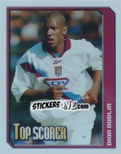 Sticker Dion Dublin (Top Scorer) - Premier League Inglese 1999-2000 - Merlin