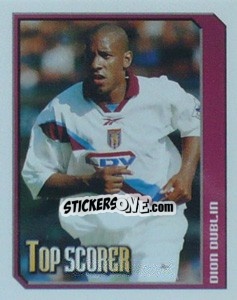 Figurina Dion Dublin (Top Scorer) - Premier League Inglese 1999-2000 - Merlin