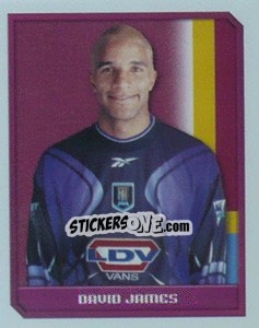 Cromo David James - Premier League Inglese 1999-2000 - Merlin