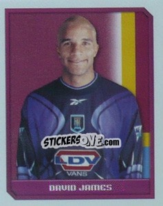 Sticker David James - Premier League Inglese 1999-2000 n. 34 - Merlin