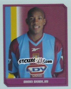 Figurina Dion Dublin - Premier League Inglese 1999-2000 - Merlin