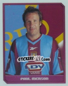 Cromo Paul Merson - Premier League Inglese 1999-2000 - Merlin