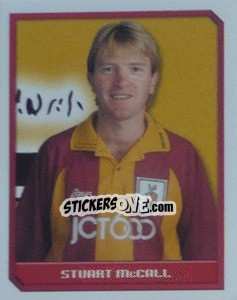 Sticker Stuart McCall - Premier League Inglese 1999-2000 - Merlin