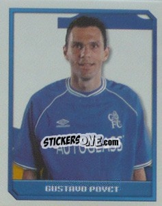 Figurina Gustavo Poyet - Premier League Inglese 1999-2000 - Merlin