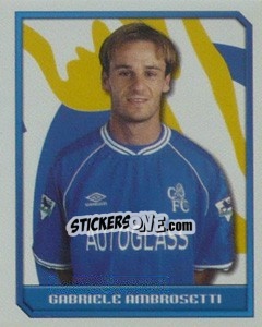 Cromo Gabriele Ambrosetti - Premier League Inglese 1999-2000 - Merlin