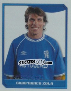 Sticker Gianfranco Zola - Premier League Inglese 1999-2000 - Merlin