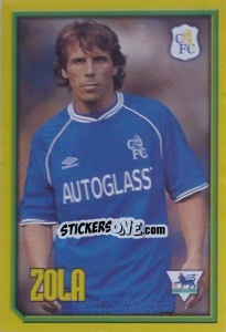 Figurina Zola (Head to Head) - Premier League Inglese 1999-2000 - Merlin