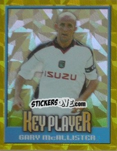Figurina Gary McAllister (Key Player) - Premier League Inglese 1999-2000 - Merlin