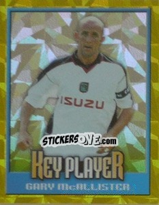 Sticker Gary McAllister (Key Player) - Premier League Inglese 1999-2000 n. 110 - Merlin