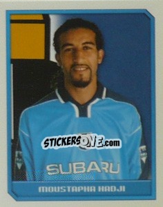 Cromo Moustapha Hadji - Premier League Inglese 1999-2000 - Merlin