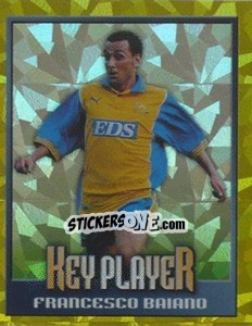 Figurina Francesco Baiano (Key Player) - Premier League Inglese 1999-2000 - Merlin