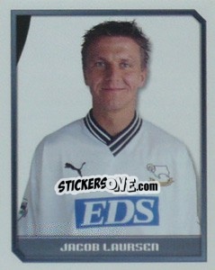 Figurina Jacob Laursen - Premier League Inglese 1999-2000 - Merlin