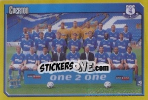 Figurina Team Photo - Premier League Inglese 1999-2000 - Merlin