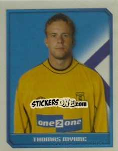 Cromo Thomas Myhre - Premier League Inglese 1999-2000 - Merlin