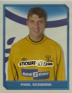 Sticker Paul Gerrard - Premier League Inglese 1999-2000 - Merlin