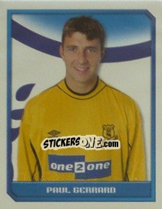 Sticker Paul Gerrard - Premier League Inglese 1999-2000 n. 165 - Merlin