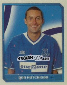 Sticker Don Hutchison - Premier League Inglese 1999-2000 - Merlin