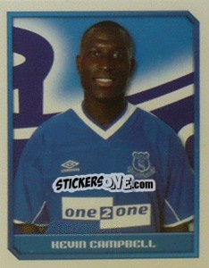 Figurina Kevin Campbell - Premier League Inglese 1999-2000 - Merlin