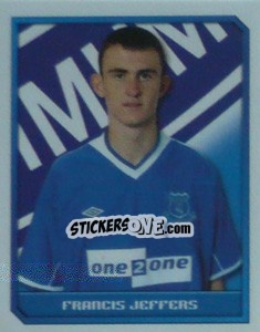 Sticker Francis Jeffers - Premier League Inglese 1999-2000 - Merlin
