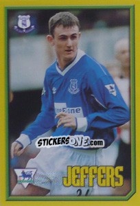 Figurina Jeffers (Head to Head) - Premier League Inglese 1999-2000 n. 181 - Merlin