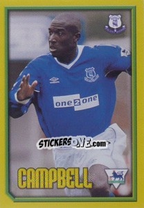Sticker Kevin Campbell (Head to Head) - Premier League Inglese 1999-2000 n. 183 - Merlin