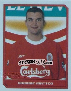 Sticker Dominic Matteo - Premier League Inglese 1999-2000 n. 245 - Merlin