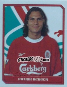 Cromo Patrik Berger - Premier League Inglese 1999-2000 - Merlin