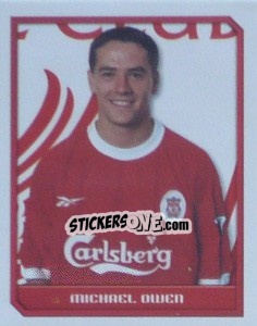 Figurina Michael Owen - Premier League Inglese 1999-2000 - Merlin