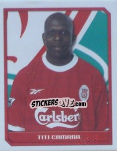 Cromo Titi Camara - Premier League Inglese 1999-2000 - Merlin