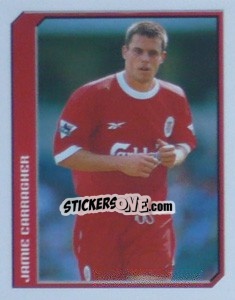 Figurina Jamie Carragher (Star Defender) - Premier League Inglese 1999-2000 - Merlin