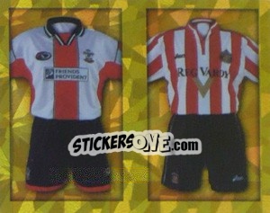Sticker Home Kits Southampton/Sunderland (a/b) - Premier League Inglese 1999-2000 n. 270 - Merlin