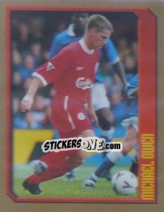 Figurina Michael Owen (beating your man) - Premier League Inglese 1999-2000 - Merlin